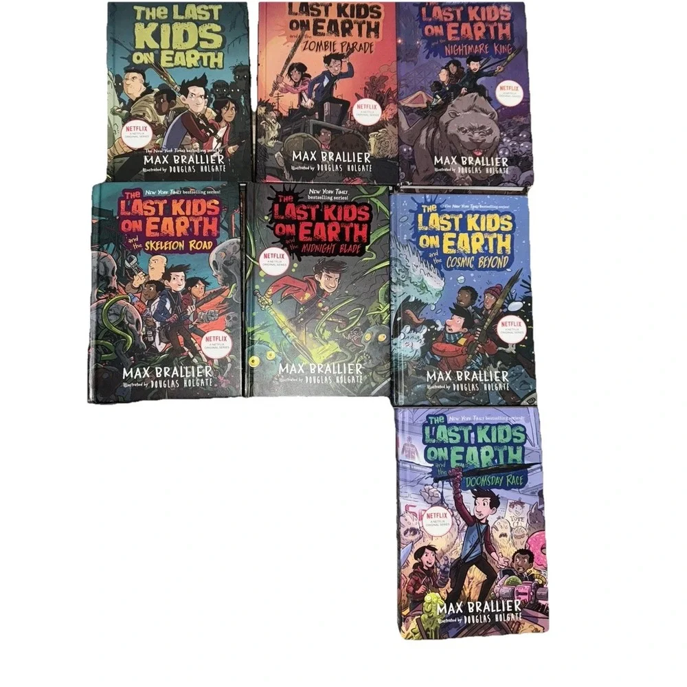 The Last Kids On Earth Max Brallier #1- 7 Hardcover Book Set